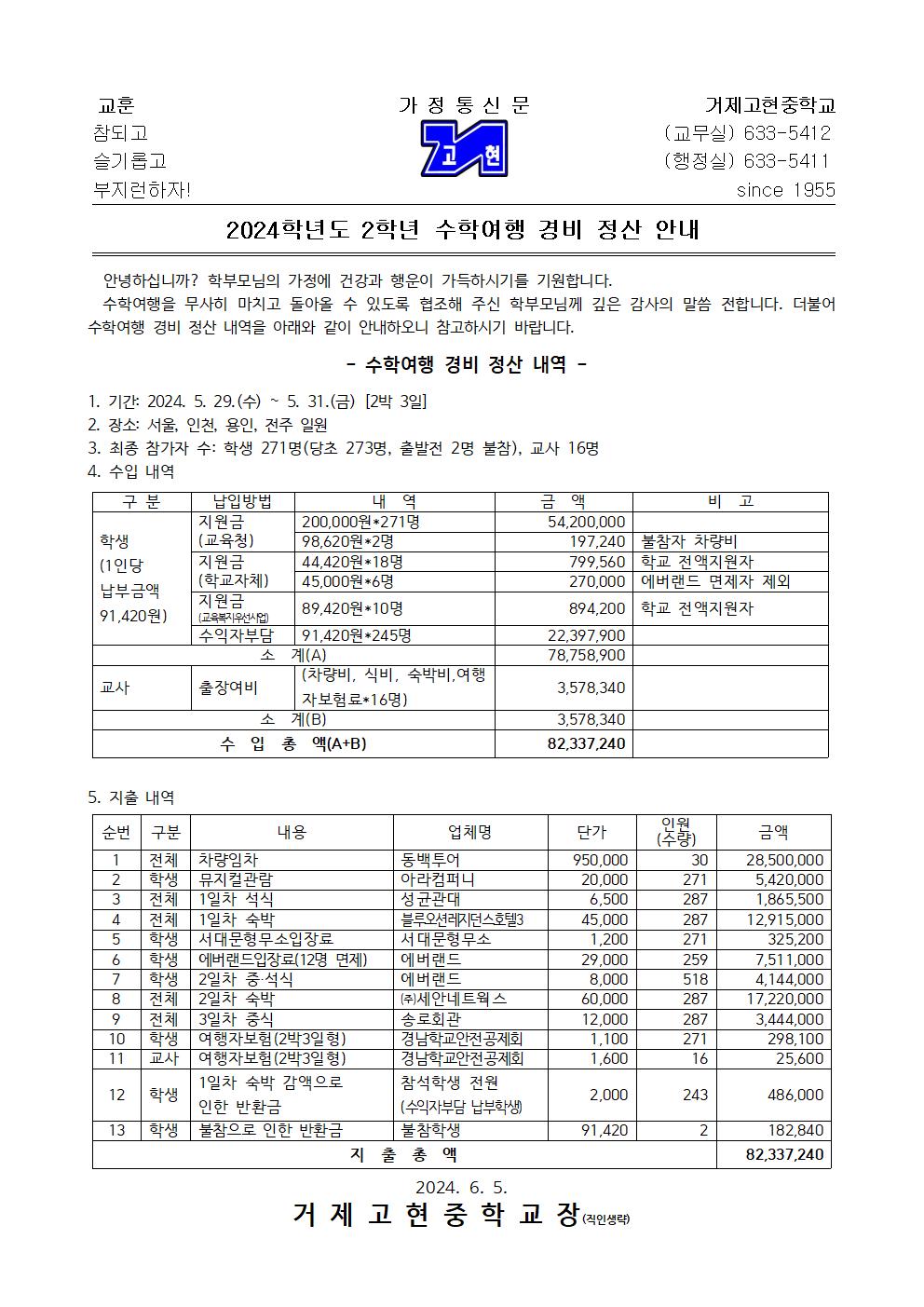 [가정통신문]2024학년도 2학년 수학여행 경비 정산 안내001.jpg