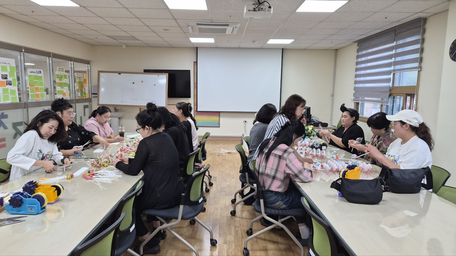 행복학교 학부모 연수(꽃다발 만들기)