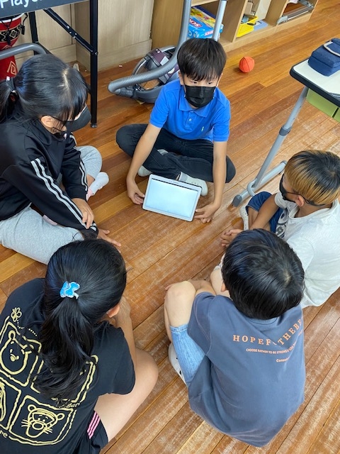 9월 학생다모임(수학여행 계획 짜기) 활동 모습