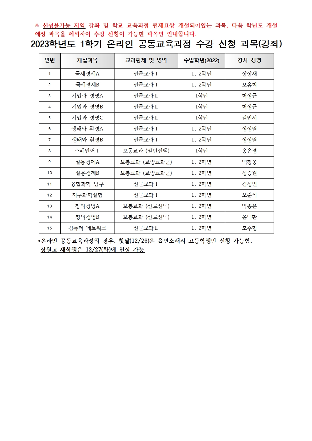 2023학년도 1학기 경남참(CHARM) 공동교육과정 수강 신청 안내 가정통신문003.jpg