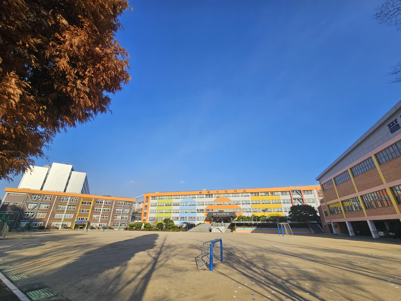 팔룡초등학교 건물 도색 공사